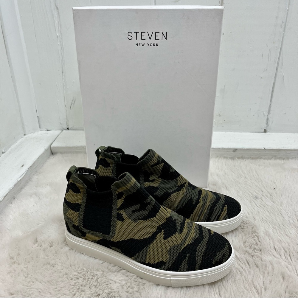 Steven Steve Madden Chime Wedge Sneaker Boot